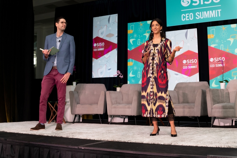 Andrew Carney and Meera Somji, Clusivity, SISO CEO Summit 2023