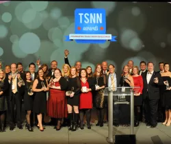 2014 TSNN Awards Winners on stage at the Cleveland Convention Center
